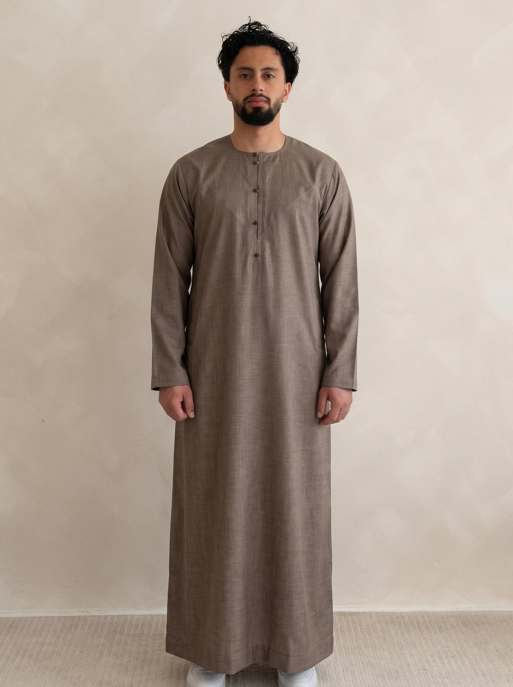 Light Brown Platinum Emirati Thobe