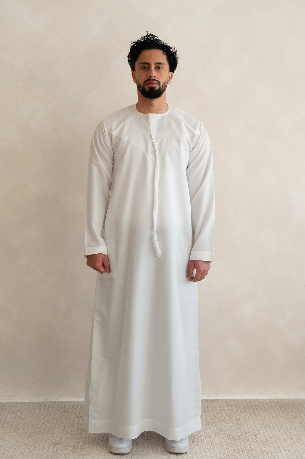 White Platinum Emirati Thobe (Cotton)