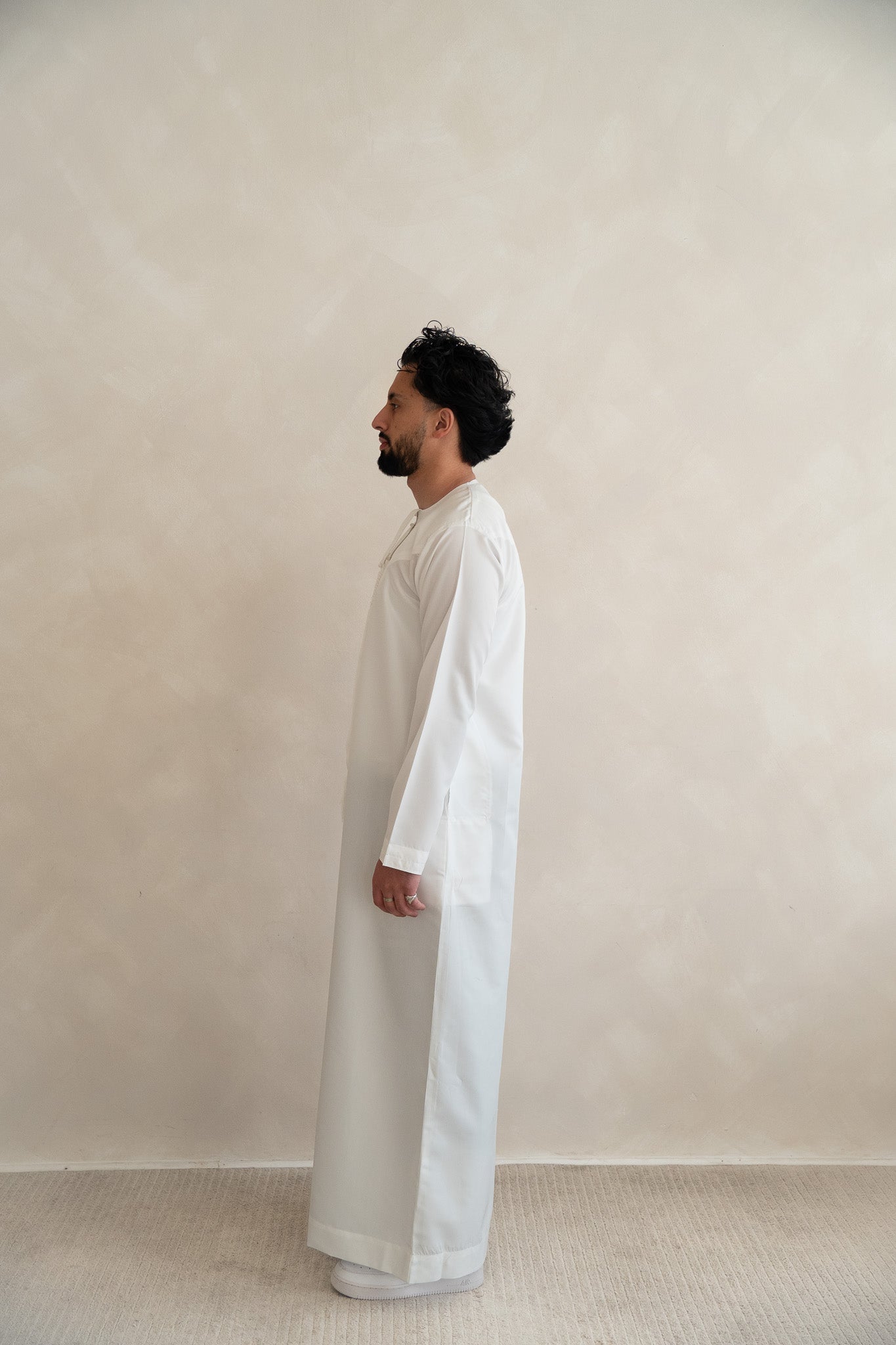 White Platinum Emirati Thobe (Cotton)