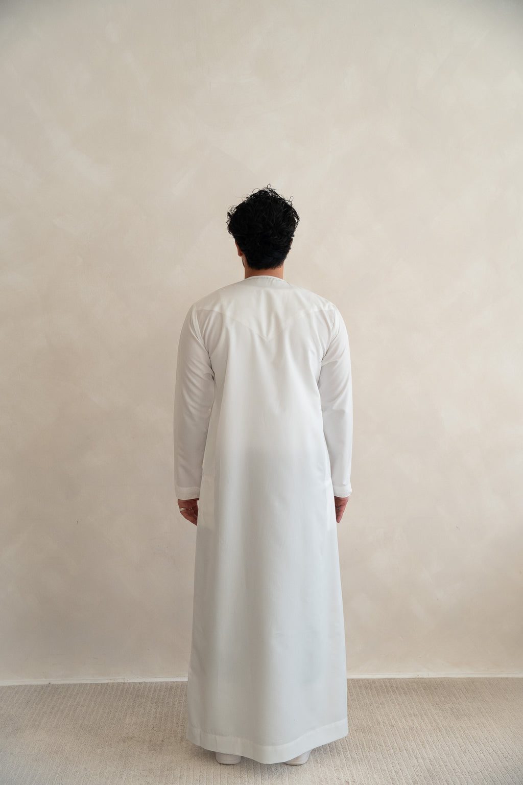White Platinum Emirati Thobe (Cotton)
