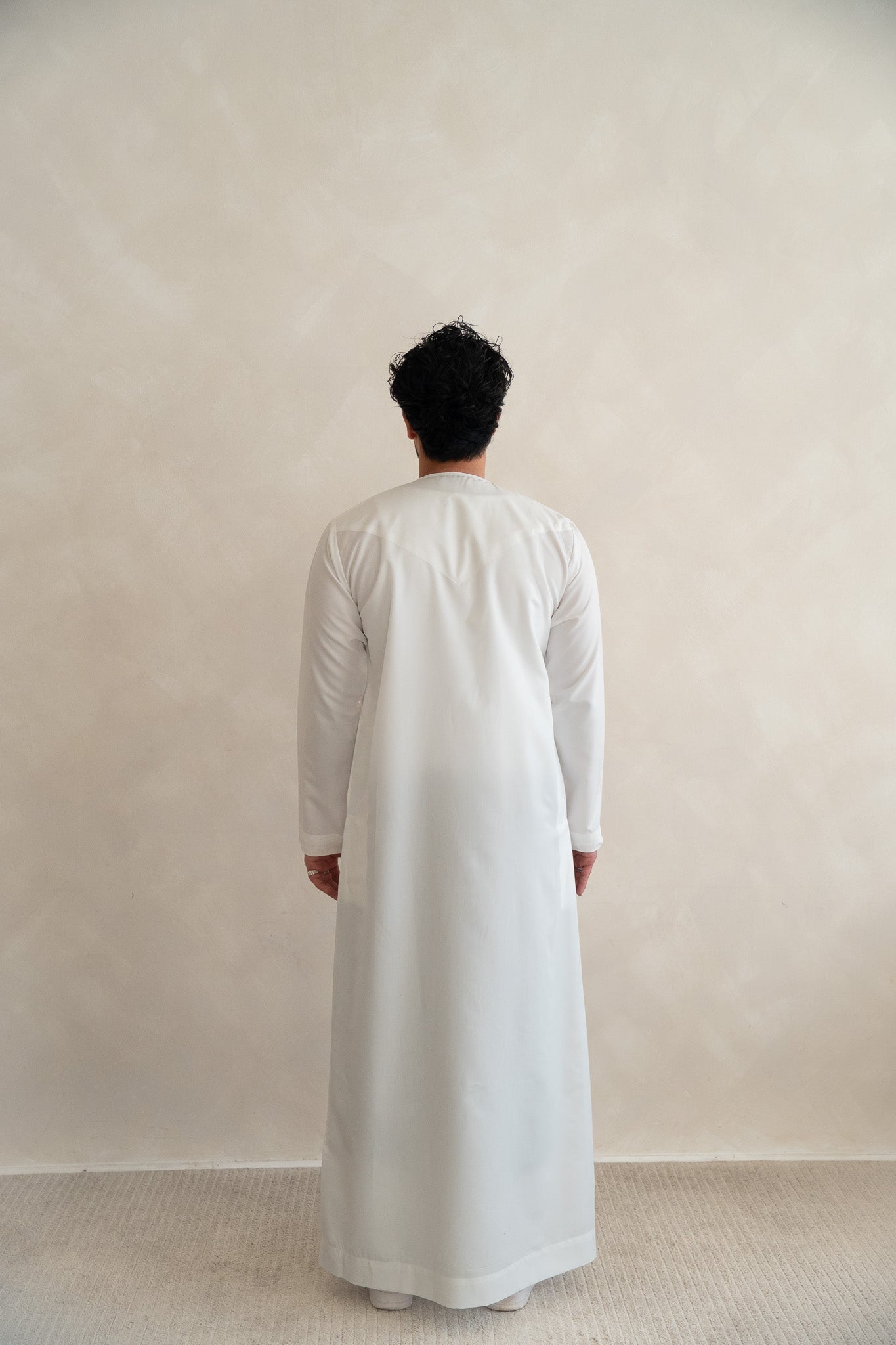 White Platinum Emirati Thobe (Cotton)