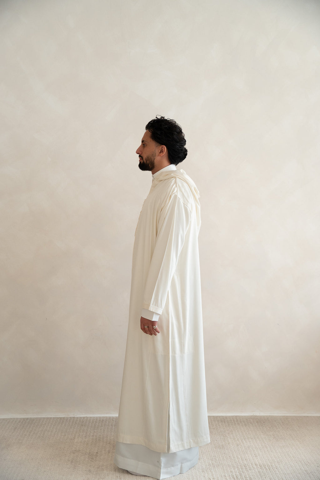 Off-White Moroccan Premium Djellaba Thobe