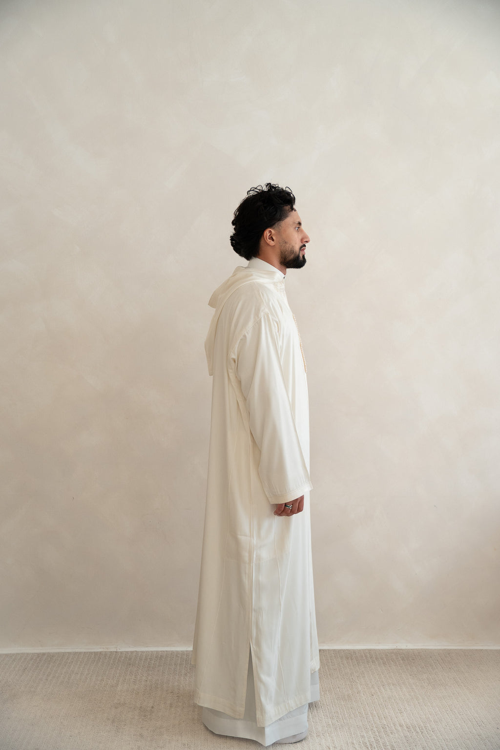 Off-White Moroccan Premium Djellaba Thobe