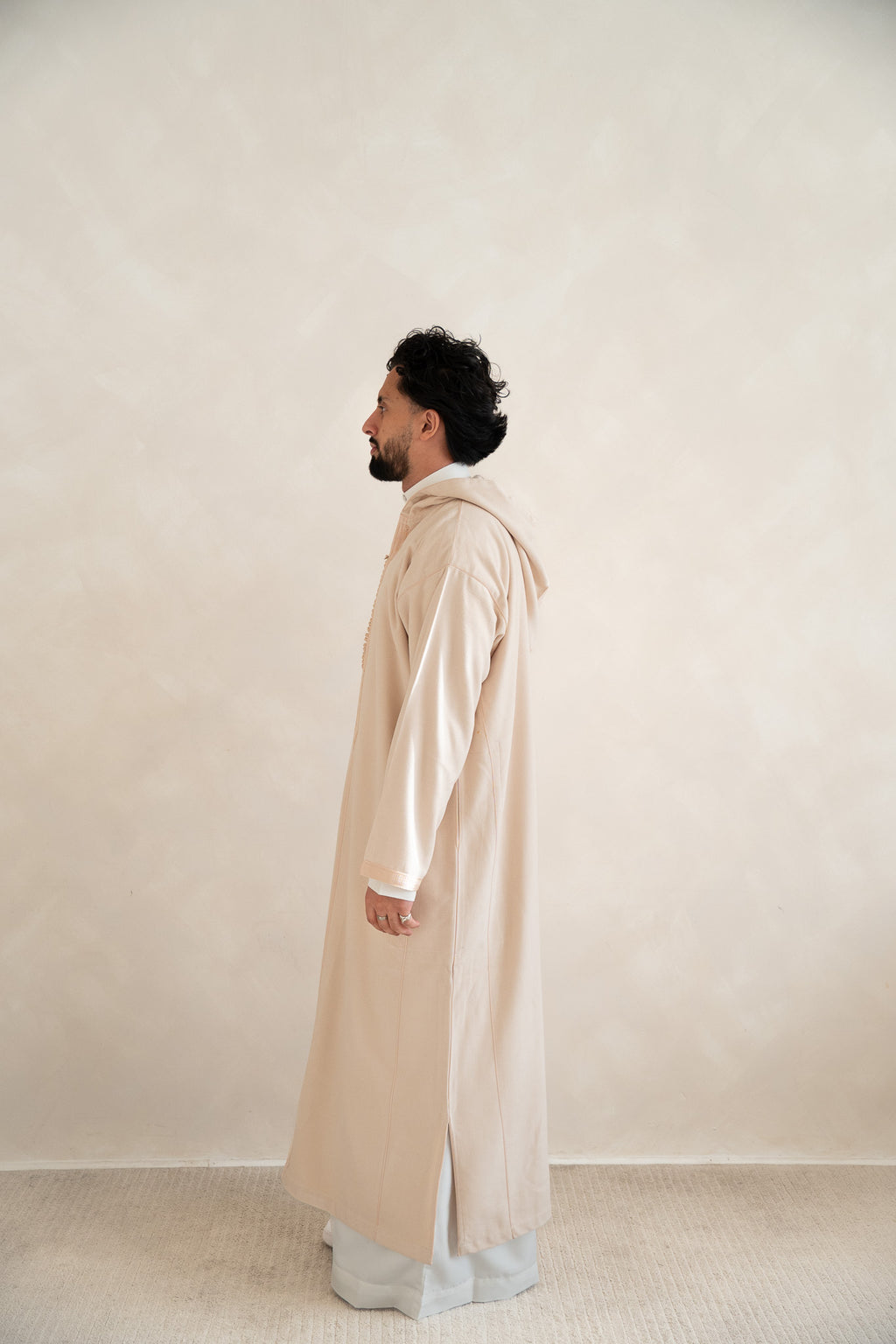 Sand Premium Moroccan Cashmere Djellaba Thobe