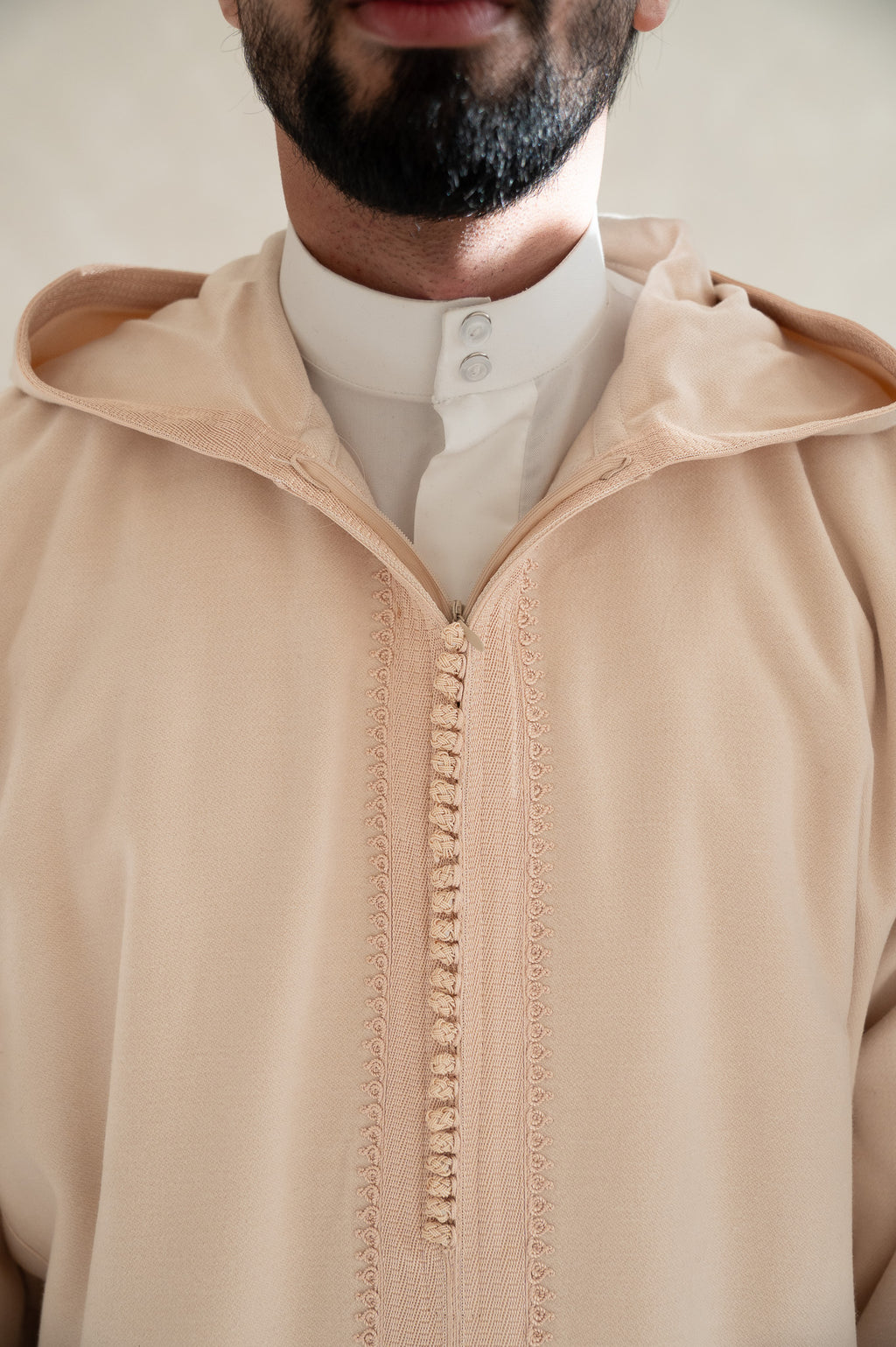 Sand Premium Moroccan Cashmere Djellaba Thobe