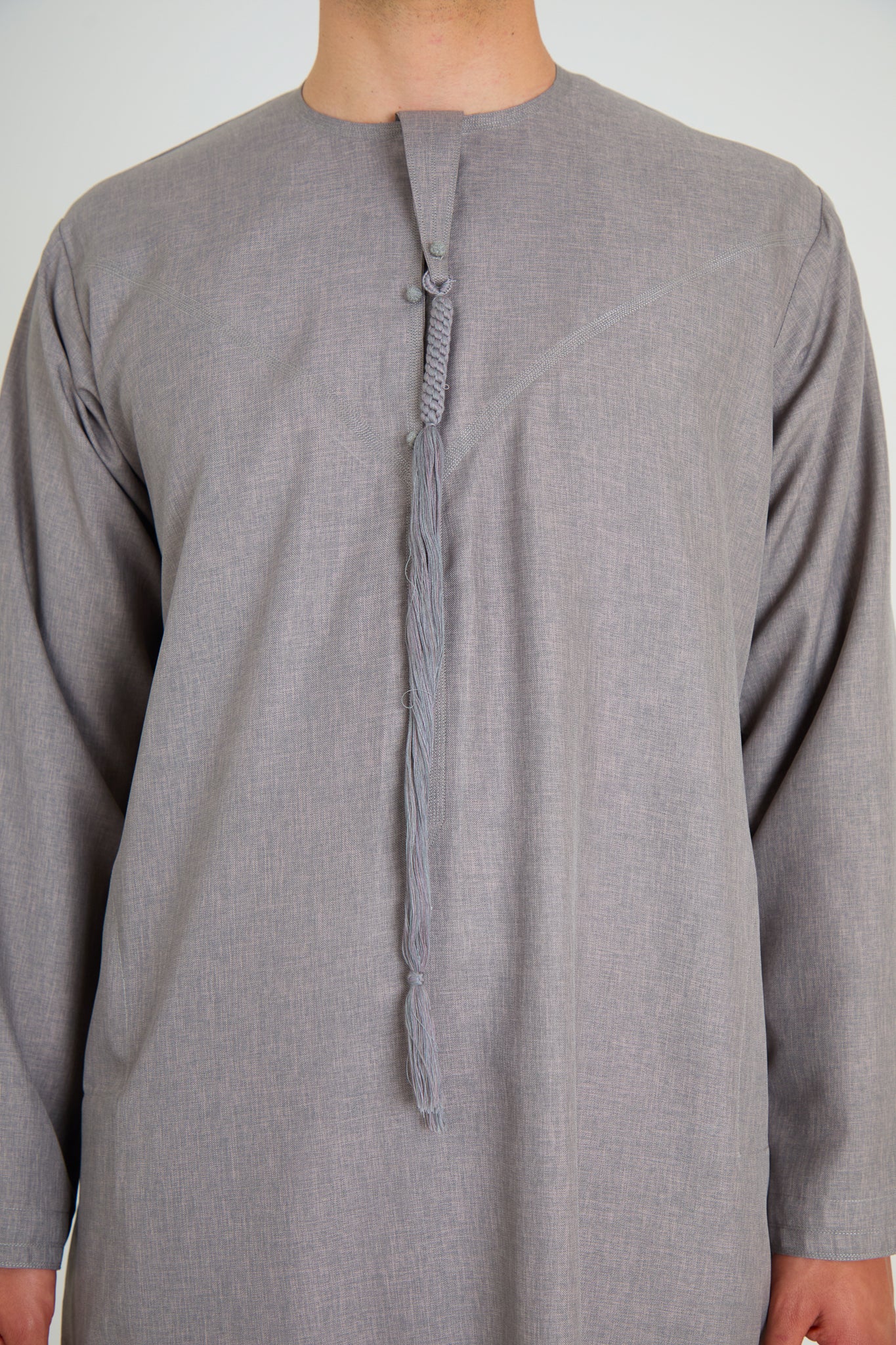 Tweed Grey Emirati Thobe, Emirati Thobes