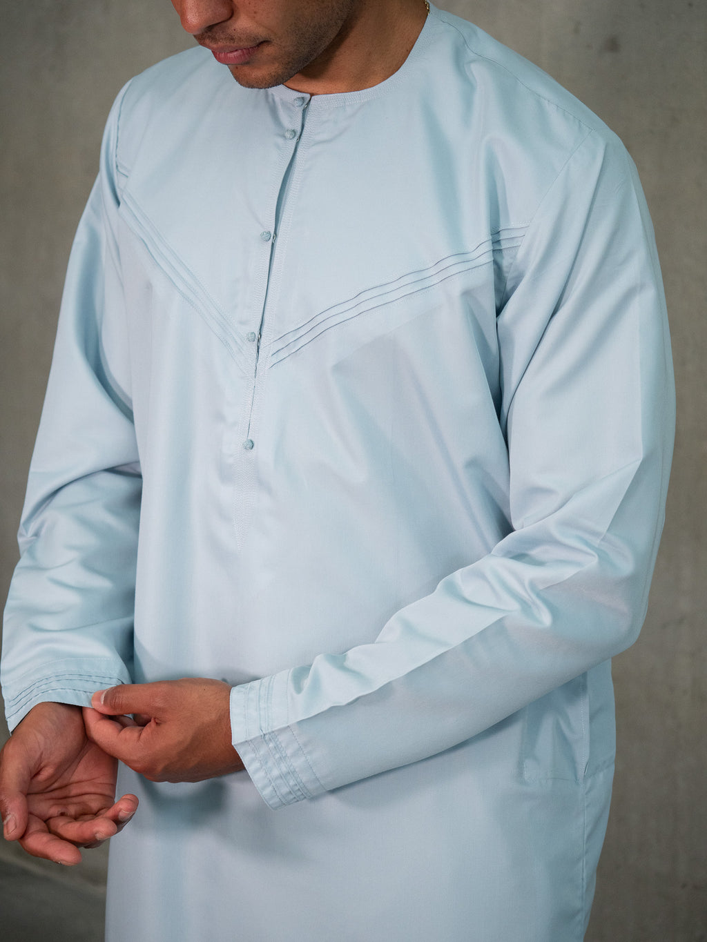 Ice Blue Emirati Thobe, Emirati Thobes
