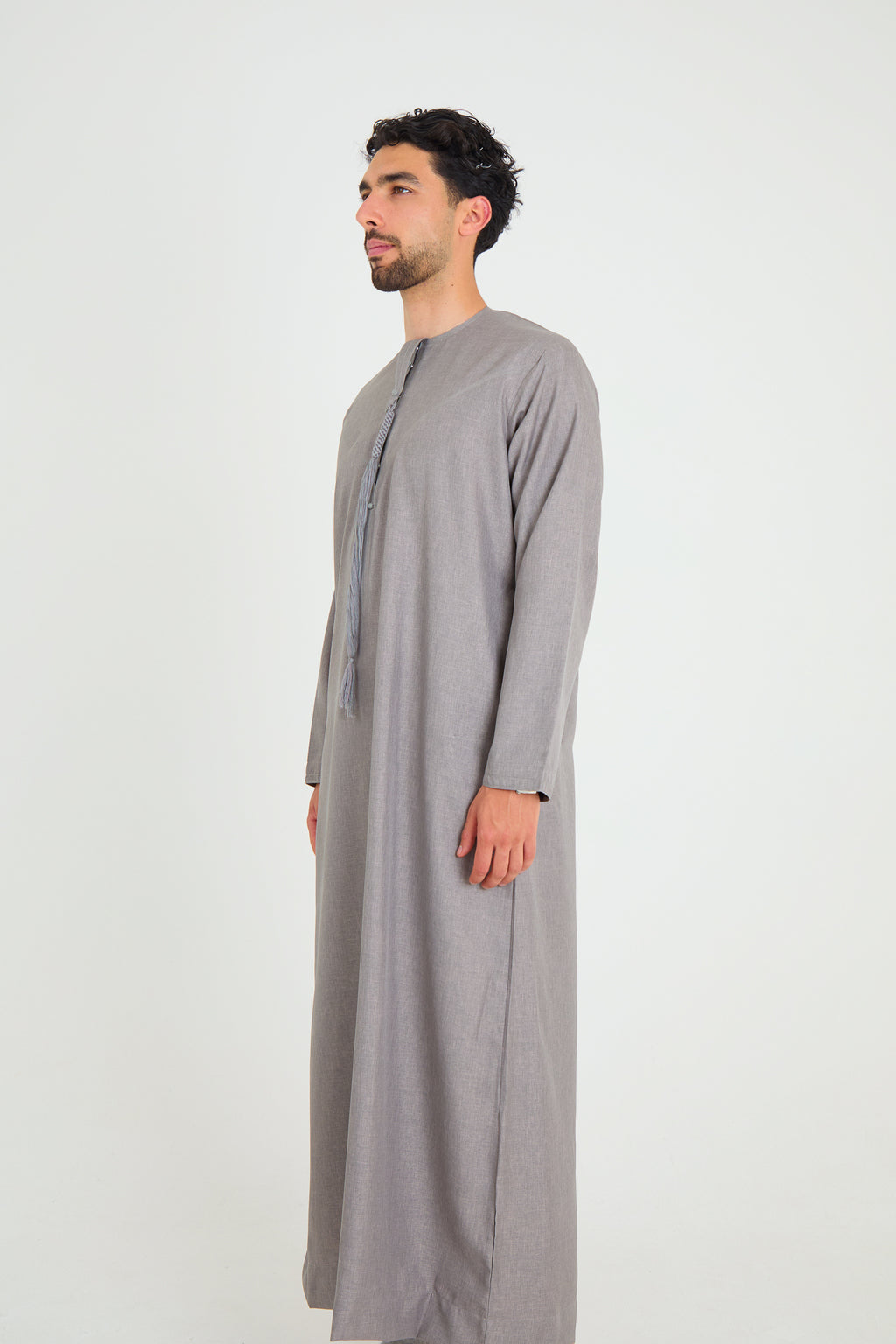 Tweed Grey Emirati Thobe, Emirati Thobes