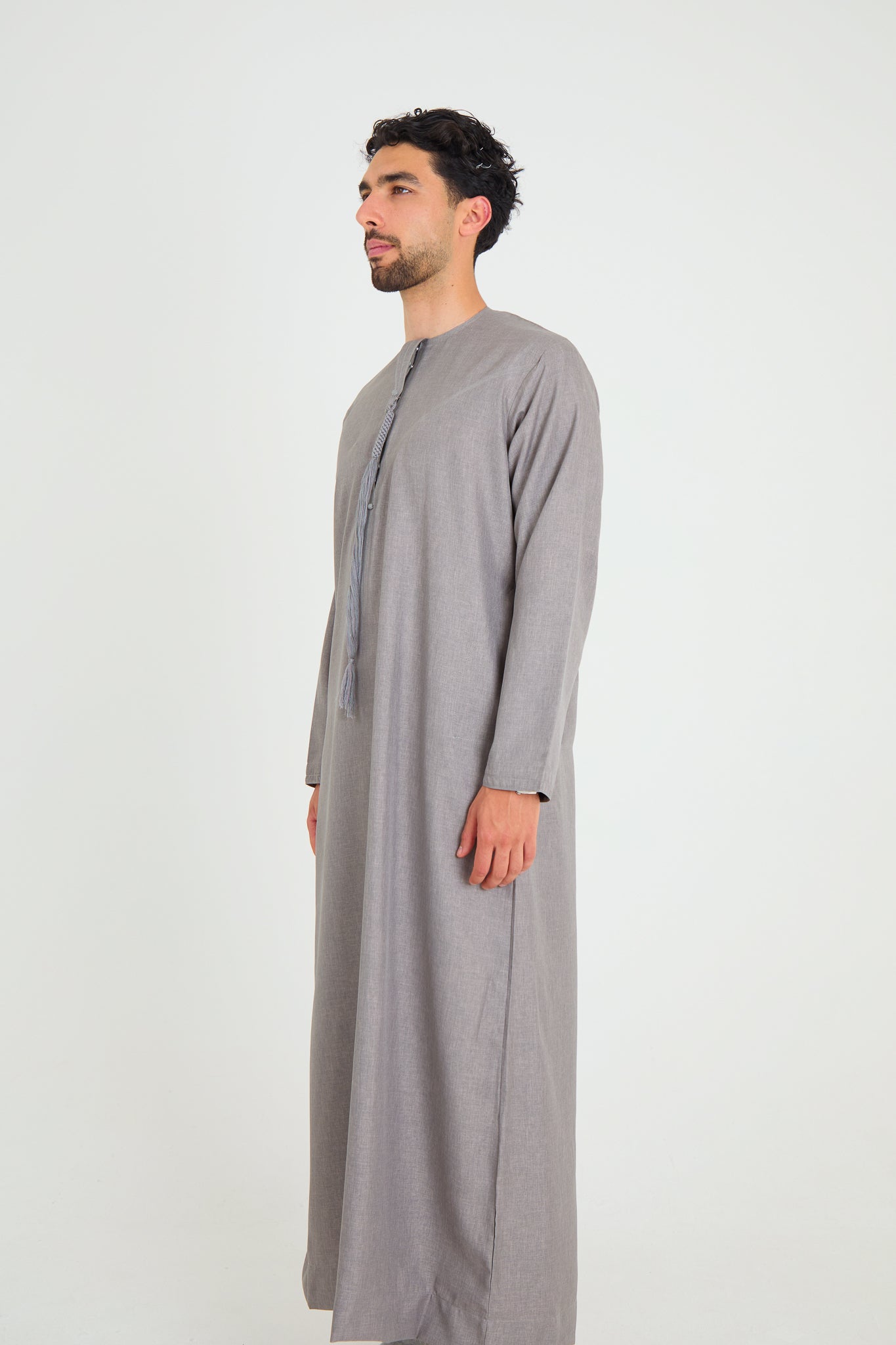 Tweed Grey Emirati Thobe, Emirati Thobes