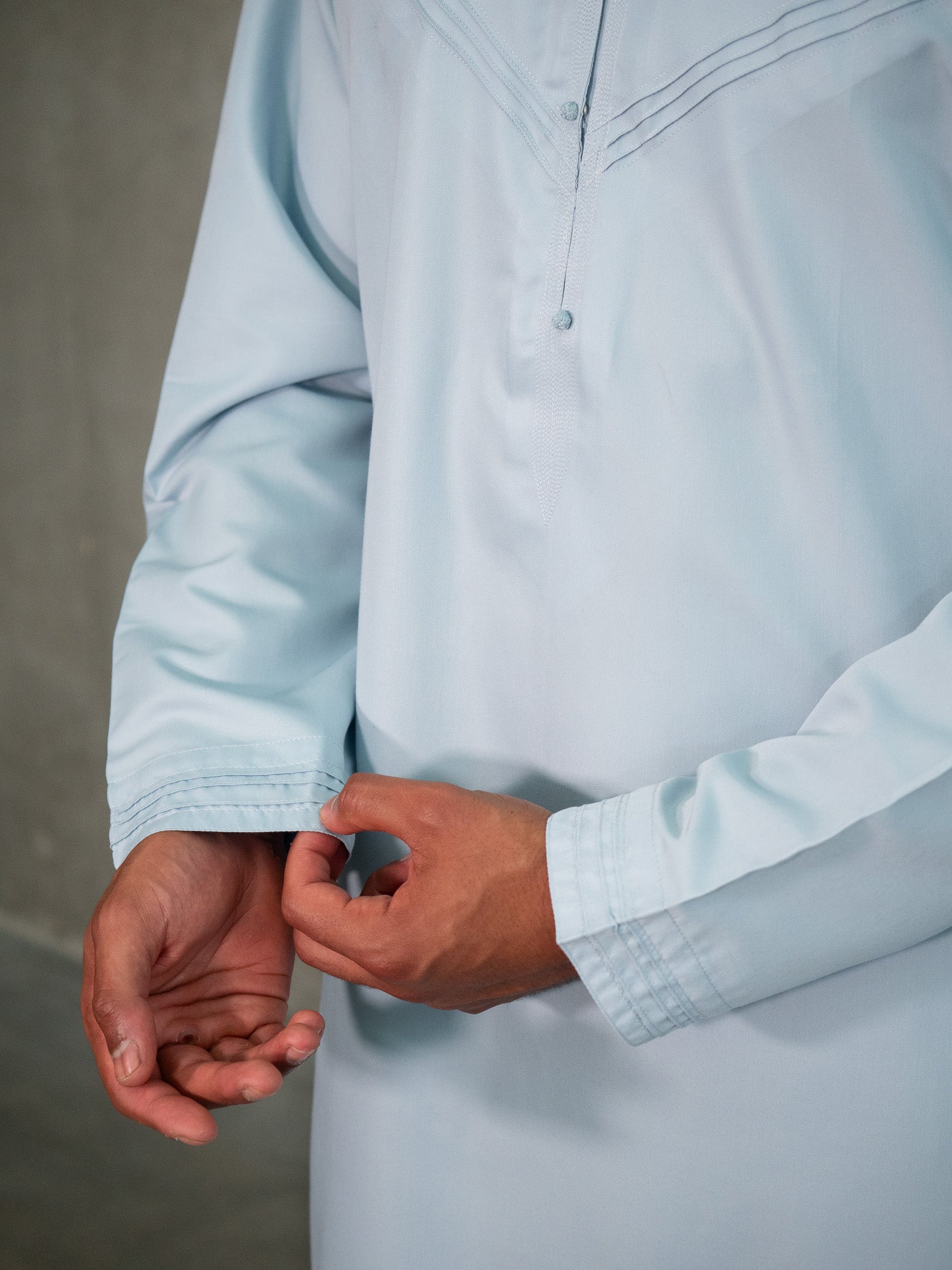 Ice Blue Emirati Thobe, Emirati Thobes