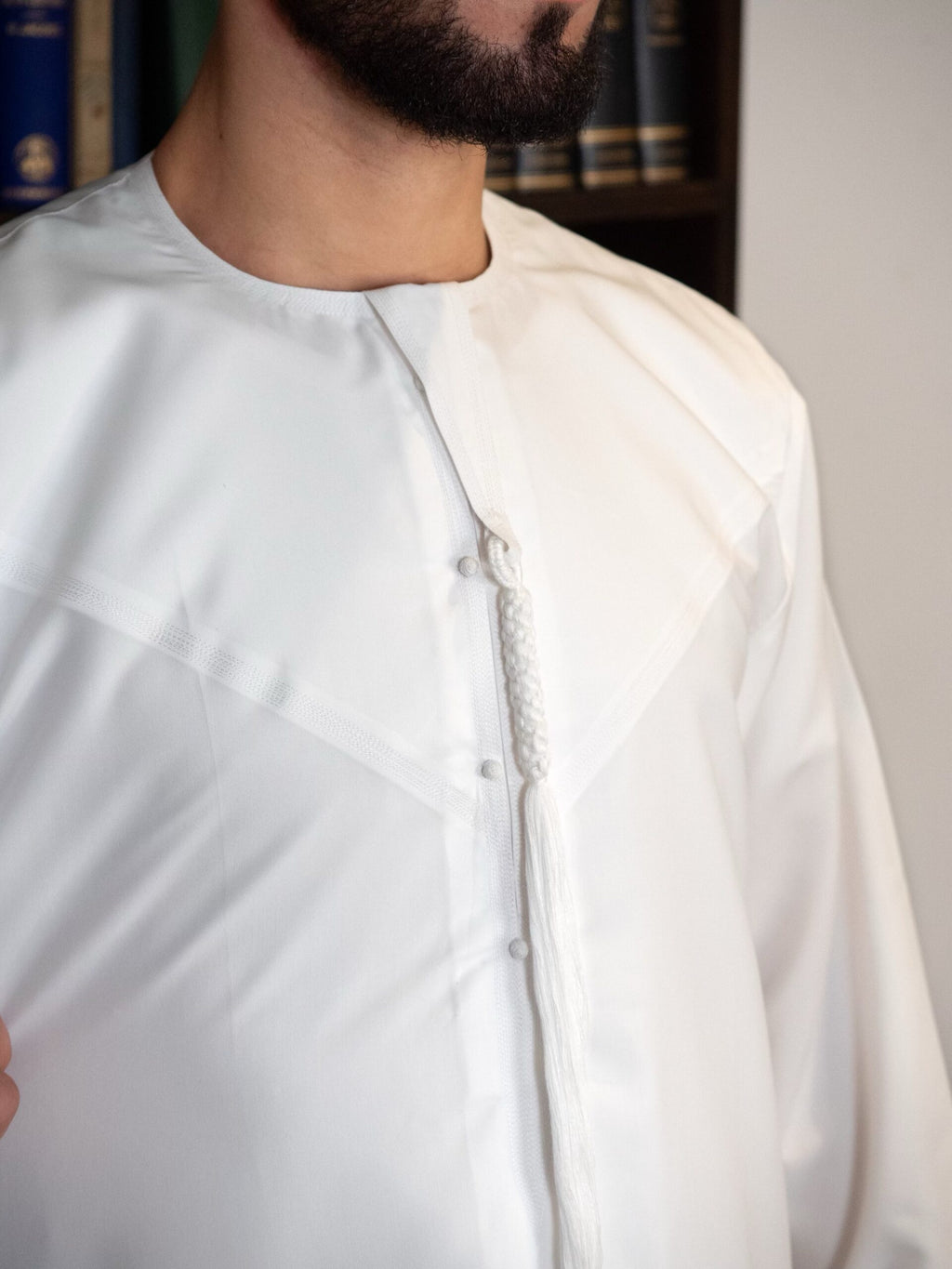 Platinum White Emirati Thobe, Emirati Thobes