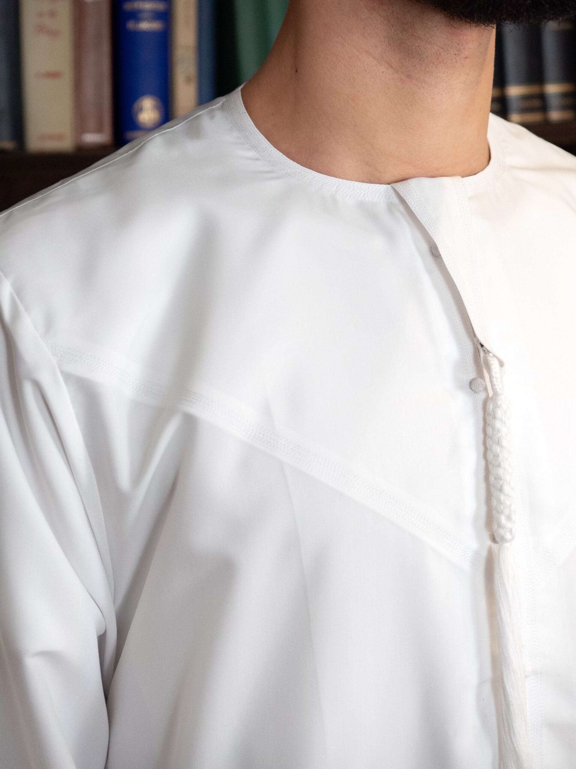Platinum White Emirati Thobe, Emirati Thobes