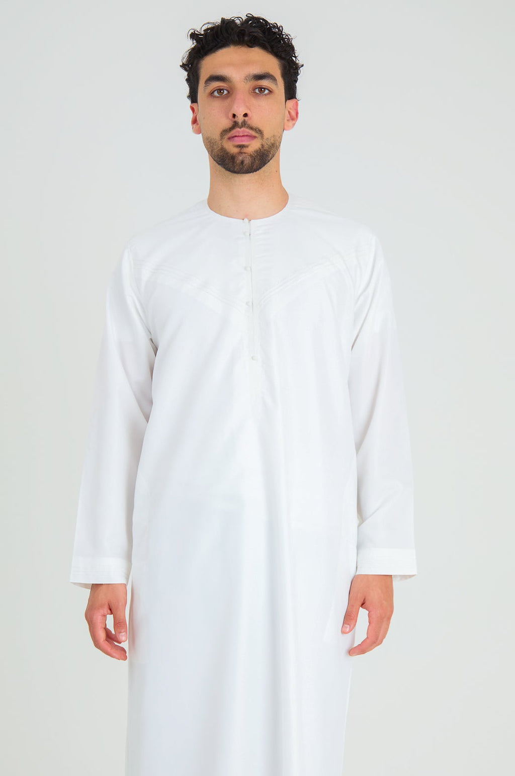 Platinum White Emirati Thobe, Emirati Thobes