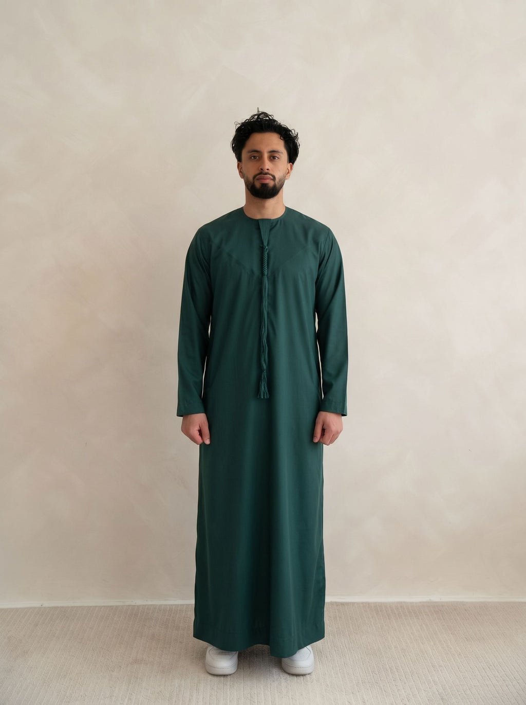 Forest Green Emirati Essentials Thobe