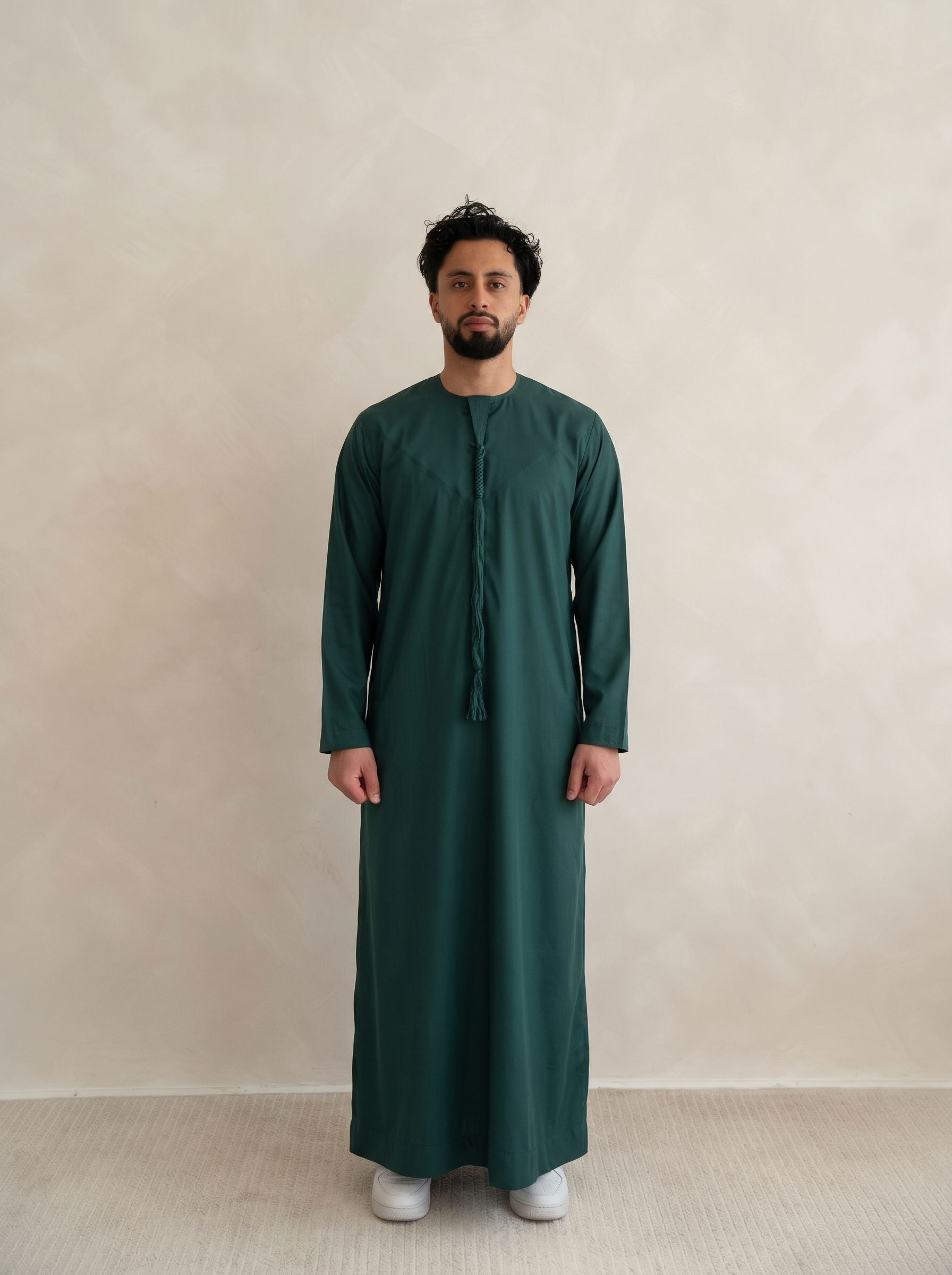 Forest Green Emirati Essentials Thobe