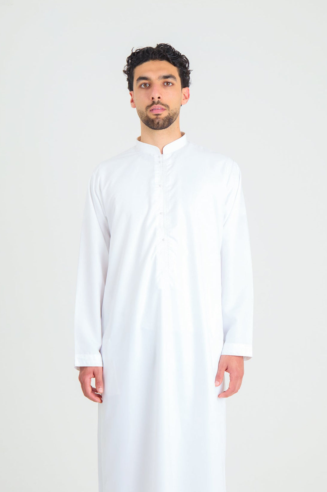 White Bahraini Thobe, Collared Thobes