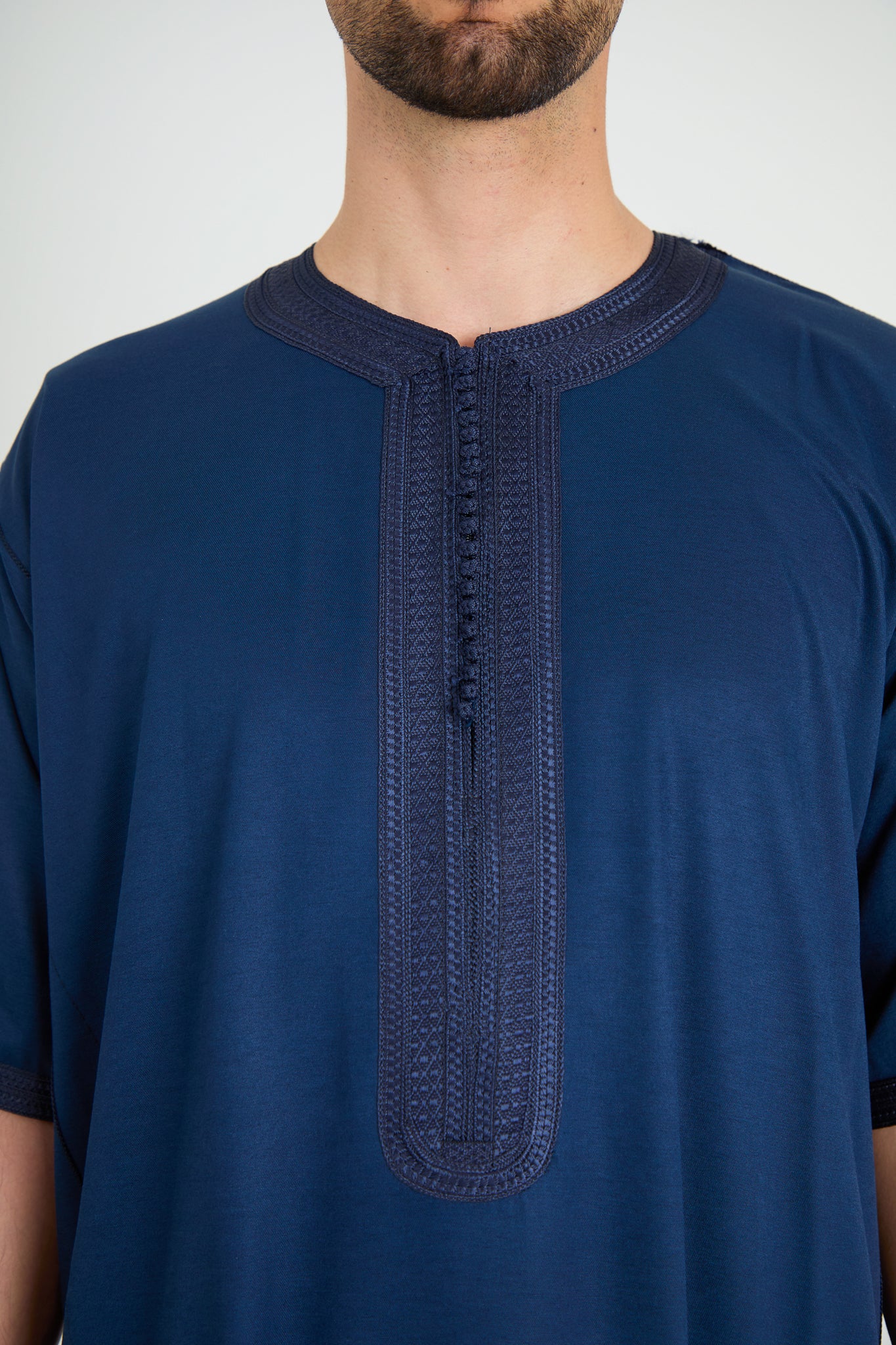 Navy Morrocan Gandoura, Half Sleeve Collection