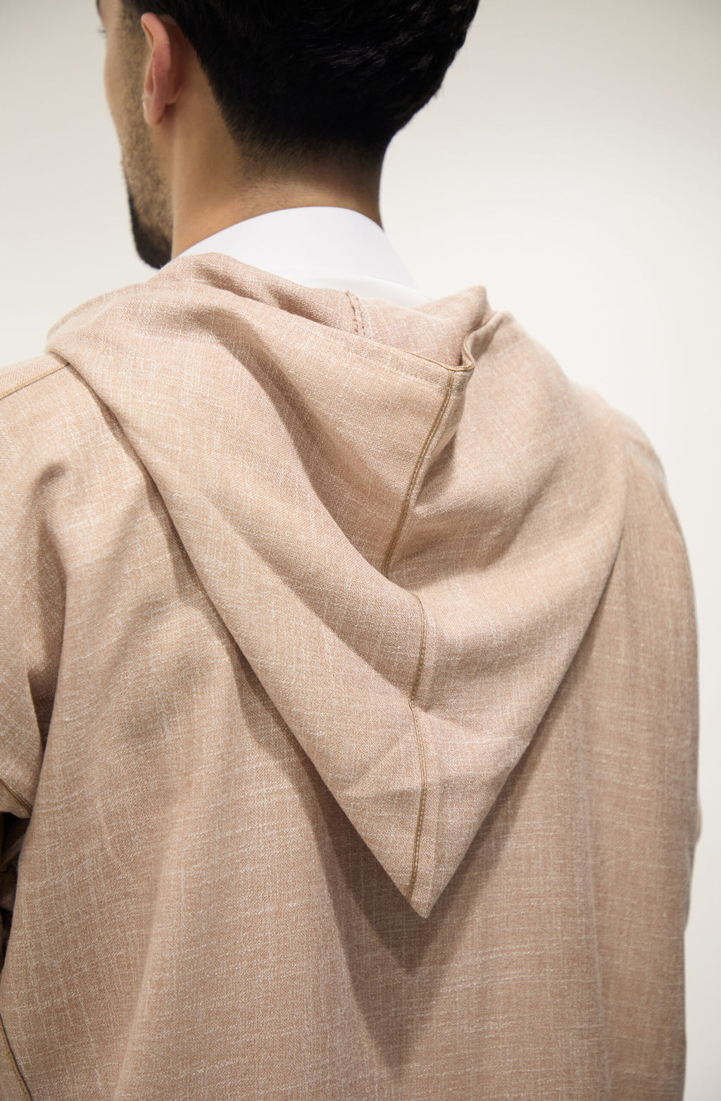 Coffee Linen Djellaba, Hooded Thobes