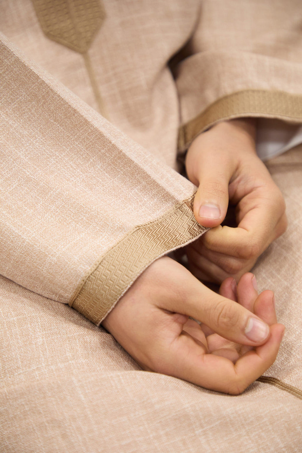 Coffee Linen Djellaba, Hooded Thobes