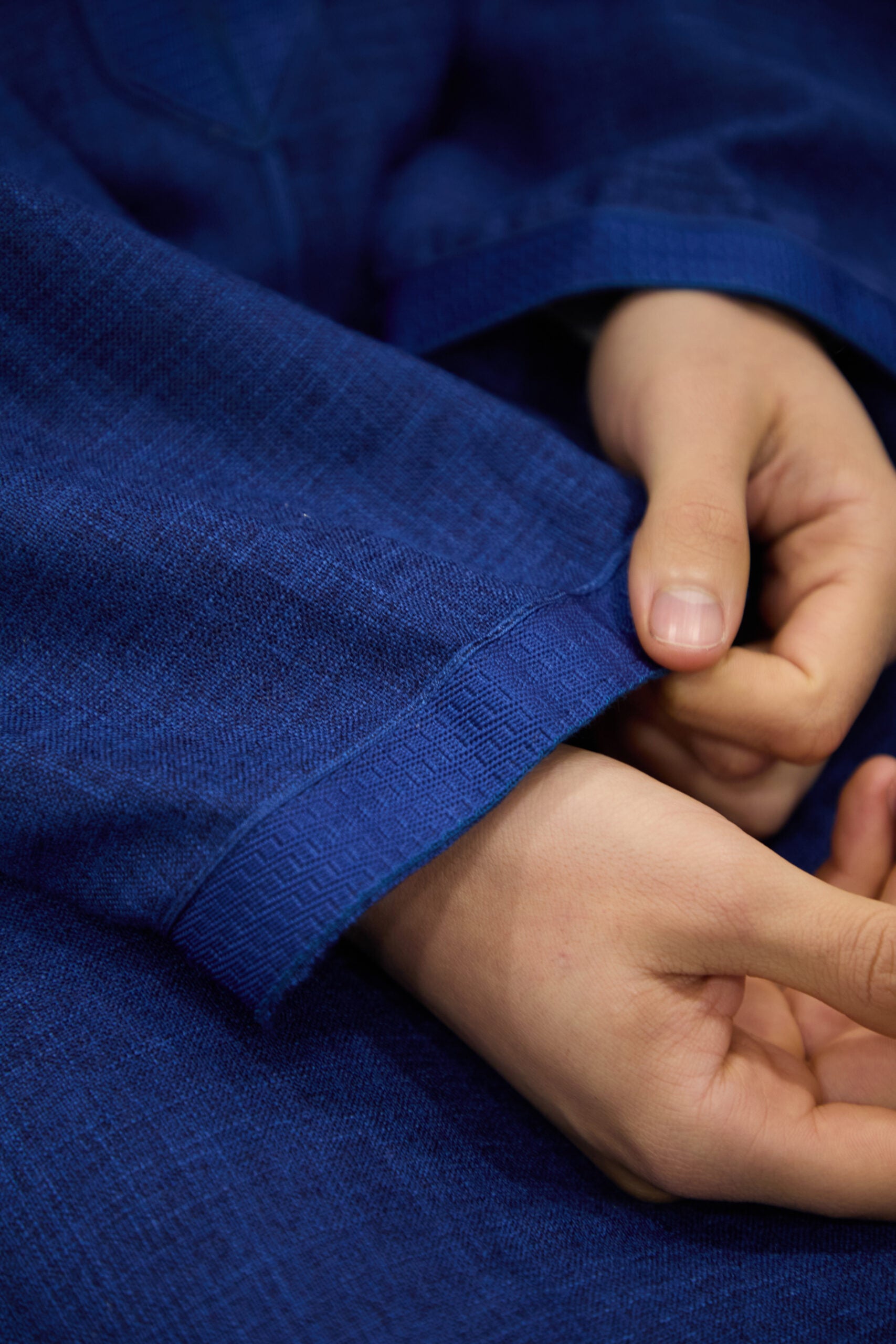 Navy Linen Djellaba, Hooded Thobes