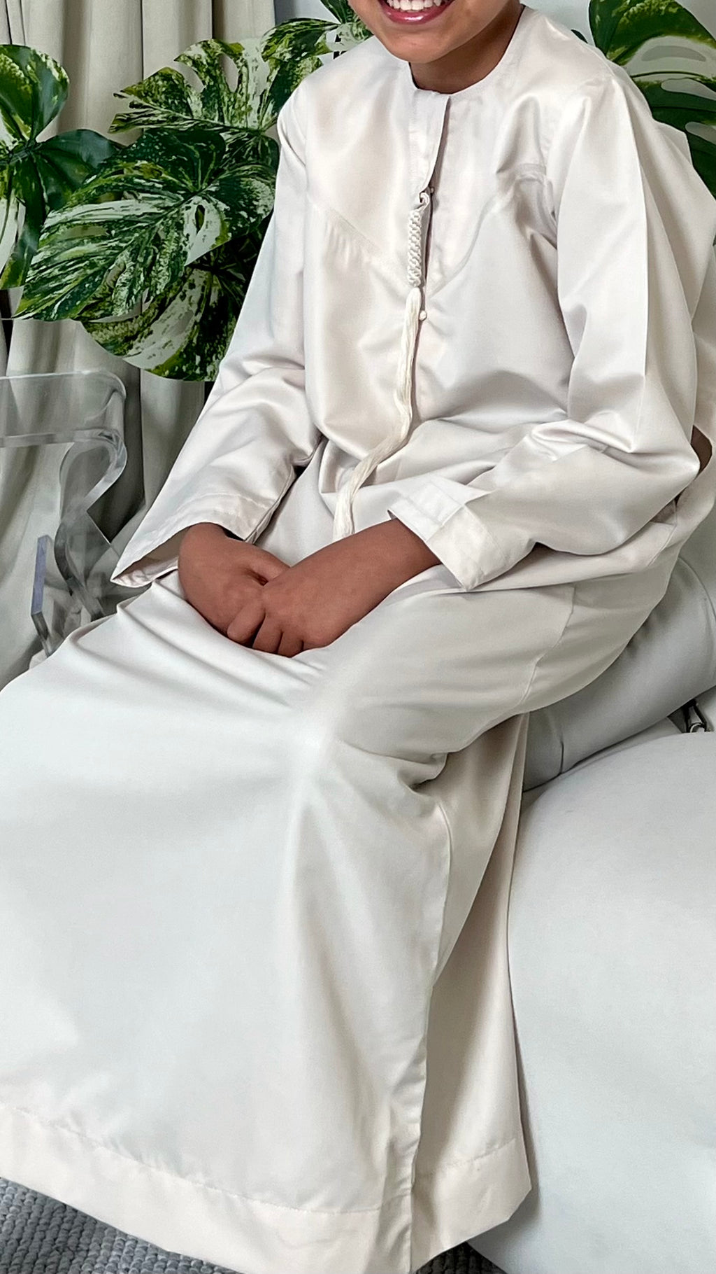 Sand Beige Emirati Kids, Emirati Thobes