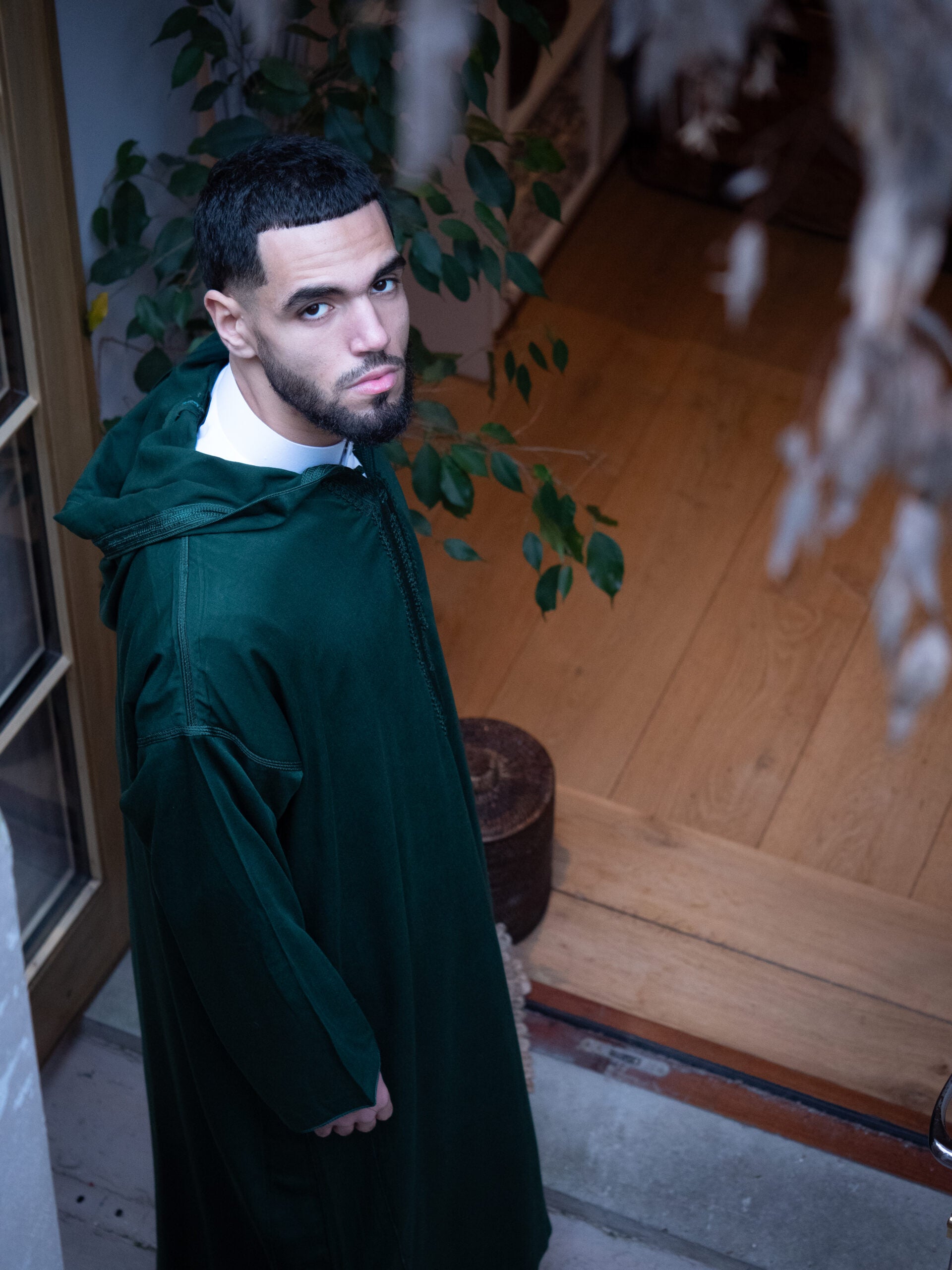 Forest Green Moroccan Premium Djellaba Thobe